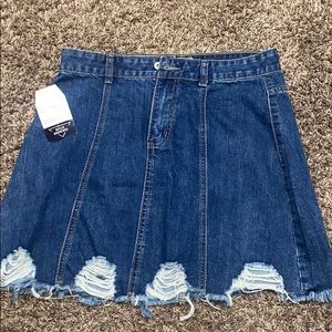 jean skirt, ordered it and it didn’t fit!